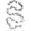 imageCreative CoOp Glass Beaded Metal Garland Pewter Finish
