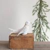 imageCreative CoOp Handmade Canvas Dove Tree Topper with Embroidery Gold and Cream Color