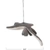 imageCreative CoOp Handmade Fabric Velvet Stingray Ornament Grey and Cream Color