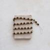imageCreative CoOp Handmade Wool Felt Ball Garland Cream Color and Brown