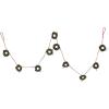 imageCreative CoOp Handmade Wool Felt Holiday Wreaths Garland Multicolor