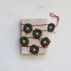 imageCreative CoOp Handmade Wool Felt Holiday Wreaths Garland Multicolor