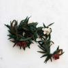imageCreative CoOp Handmade Wool Felt Leaf Garland with Flowers Multicolor