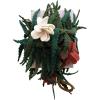 imageCreative CoOp Handmade Wool Felt Leaf Garland with Flowers Multicolor