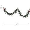 imageCreative CoOp Handmade Wool Felt Leaf Garland with Flowers Multicolor