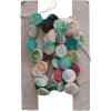 imageCreative CoOp Marbled Handmade Wool Felt Circle Garland Multicolor