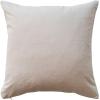 imageCreative CoOp Natural White and Gold Square Cotton Canvas Pillow with Embroidered Snowflake and Beads Color