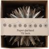 imageCreative CoOp Paper Folding Snowflake Garland in Kraft Box Grey
