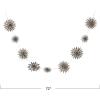imageCreative CoOp Paper Folding Snowflake Garland in Kraft Box Grey