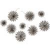 imageCreative CoOp Paper Folding Snowflake Garland in Kraft Box Grey