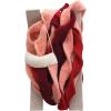 imageCreative CoOp Wool Felt Ribbon Garland Pink and Red