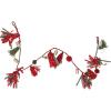 imageCreative CoOp 72quot L Metal Bells w Poms Tassels ampamp Fabric Remnants Multi Color Garland