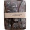imageCreative CoOp Decorative Paper Folding Honeycomb Ornaments with DIY Garland String Grey Color Set of 12