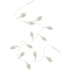 imageCreative CoOp HandPainted Burlap Wrapped Garland Natural and Green