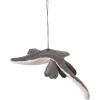 imageCreative CoOp Handmade Fabric Velvet Stingray Ornament Grey and Cream Color