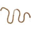 imageCreative CoOp Handmade Wool Felt Ball Garland Brown and Cream Color
