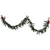imageCreative CoOp Handmade Wool Felt Leaf Garland with Flowers Multicolor