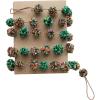 imageCreative CoOp Handmade Wool Felt Pom Pom Garland Multicolor