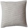 imageCreative CoOp Natural Square Woven Cotton Blend Pillow with Gold Metallic Thread Embroidery