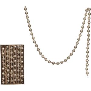 imageCreative CoOp Glass Bead Garland in Kraft Box Brushed Gold Finish