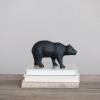 imageCreative CoOp Cast Aluminum Bear Decor Black