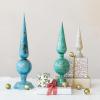 imageCreative CoOp Enameled Metal Finial Antique White