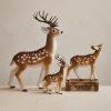 imageCreative CoOp Flocked Foam Standing Deer with Antlers Brown and White