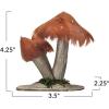 imageCreative CoOp Foam and Feather Mushroom with Gold Glitter and Faux Moss Rust