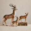 imageCreative CoOp Large Flocked Foam Standing Deer with Antlers Brown and White