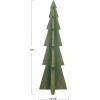 imageCreative CoOp Magnesia Tree Decor with Wood Finish Green