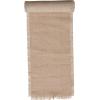 imageCreative CoOp Natural 6 Yard Woven Torn Jute Fabric Roll with Metallic Silver Thread