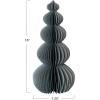 imageCreative CoOp Paper Folding Honeycomb Tree Grey