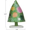 imageCreative CoOp Resin Christmas Tree with Dots and Glitter Multicolor