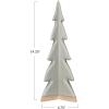 imageCreative CoOp Tall Decorative Stoneware Tree with Reactive Glaze Cream