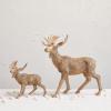imageCreative CoOp Tall Resin Standing Moose Antique Gold Finish