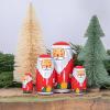 imageCreative CoOp Wood Santa Nesting Dolls Multicolor Set of 5