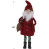 imageCreative CoOp Wool Felt Santa in Winter Coat with Toy Sack Multicolor