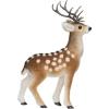 imageCreative CoOp Flocked Foam Standing Deer with Antlers Brown and White