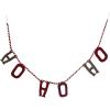 imageCreative CoOp Handmade Wool Felt Ho Ho Ho Garland Multicolor