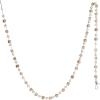 imageCreative CoOp Paulownia Wood Bead Garland with Mixed Shapes and Red String Natural