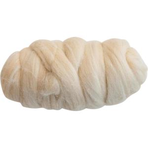 imageCreative CoOp 10 Yard Wool Felt Roving Yarn Cream Color