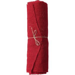 imageCreative CoOp Red 6 Yard Woven Torn Jute Fabric Roll