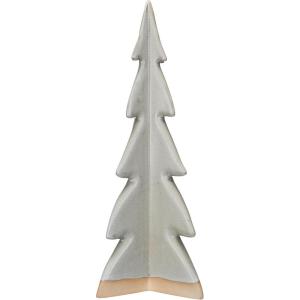 imageCreative CoOp Tall Decorative Stoneware Tree with Reactive Glaze Cream