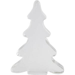 imageCreative CoOp Tall Flat Glass Tree Decor Clear