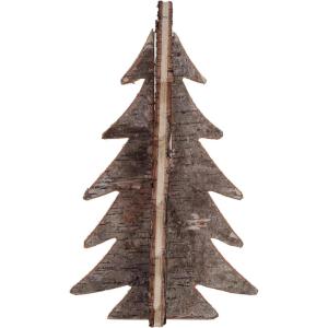 imageCreative CoOp Tall Interlocking Birch Bark Tree Decor Natural