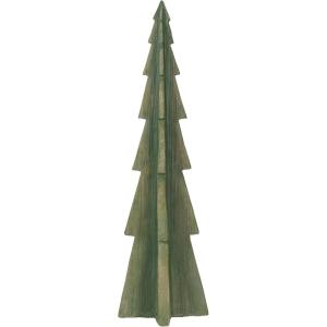 imageCreative CoOp Tall Magnesia Tree Decor with Wood Finish Green