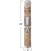 imageCreative CoOp 24quot HandCarved Mango Wood Nutcracker Multicolor
