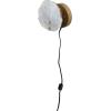 imageCreative CoOp 6 Inches Agate and Metal Wall Lamp with Inline Switch for 40 Watts Bulb Maximum Natural and Brass Finish