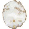 imageCreative CoOp 6 Inches Agate and Metal Wall Lamp with Inline Switch for 40 Watts Bulb Maximum Natural and Brass Finish