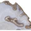 imageCreative CoOp 6 Inches Agate and Metal Wall Lamp with Inline Switch for 40 Watts Bulb Maximum Natural and Brass Finish
